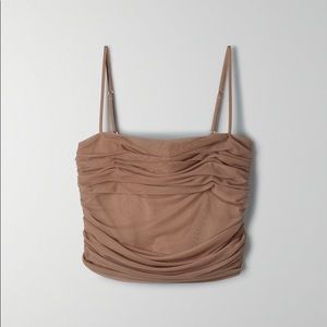 Aritzia Babaton Luxor Tank Clay Size 4
